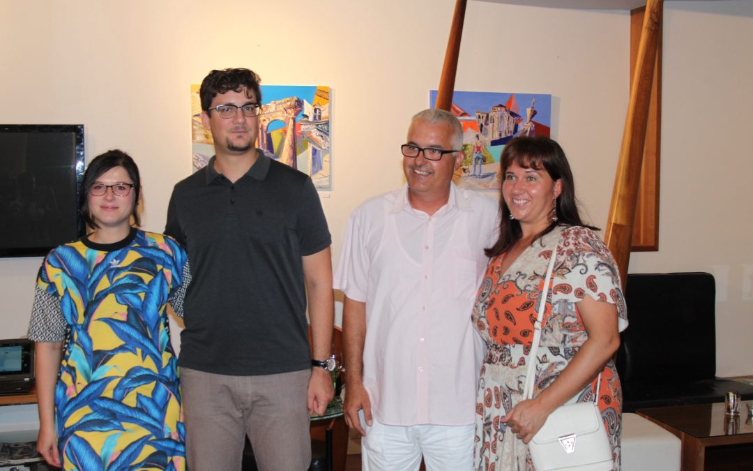 Exhibition opening “A walk through a dream”, 24.8.2019. Hotel Pastura, Postira