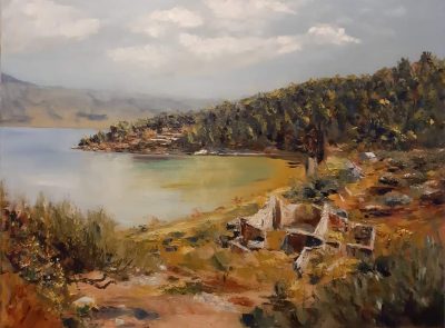 Croatia landscape oil painting - Lovrecina V