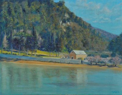 Impressionistic Oil Coastal Painting